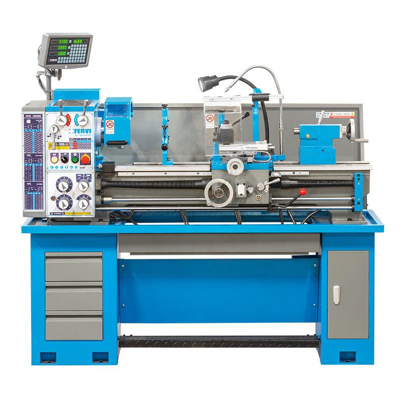 TORNO PARALELO CON VISOR A 3 AXIS