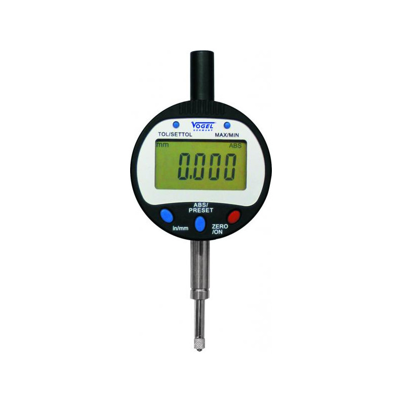 RELOJ COMPARADOR DIGITAL ESTÁNDAR. 0-12,7x0,001 mm, encendido/cero, CE