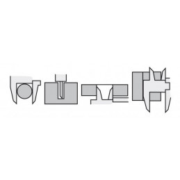 PIE DE REY ANALOGICO DIN 862 INOX 150mm 150x0.05mm / 6x1/128", inox,