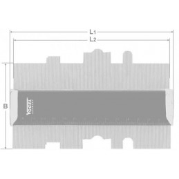 Calibre para Perfiles 150 x 40 mm