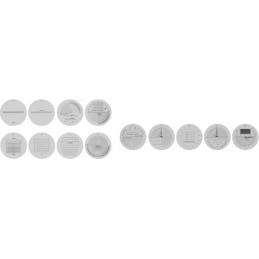 Lente de Aumento de Medición de Precisión LED