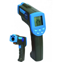 Termómetro láser infrarrojo -30°C ~ +550°C,C/F conv. LCD grande del tamaño de una pistola,