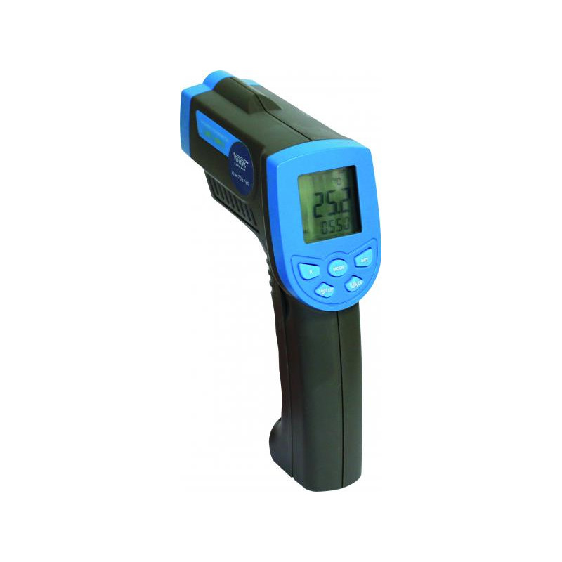 Termómetro láser infrarrojo -30°C ~ +550°C,C/F conv. LCD grande del tamaño de una pistola,
