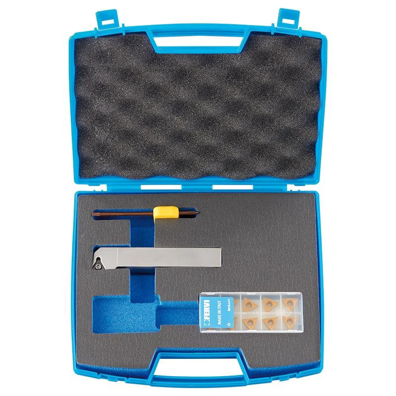 ÚTIL DE EXTERIOR CON PLAQUITAS STGCR25 + TCMT16T304N x 10 Pcs