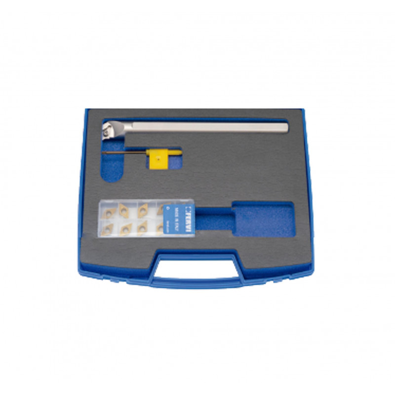 KIT DE PORTA HERRAMIENTAS INTERIORES MANDRINADO CON PLAQUITAS