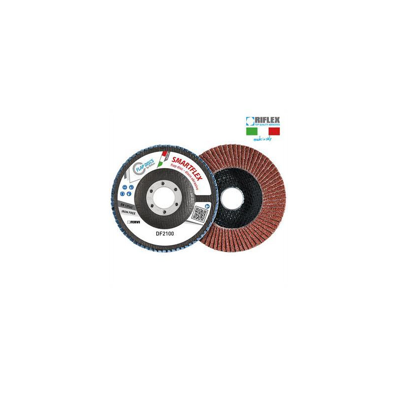 DISCO LAMINAS SMARTFLEX CLASSIC Ø 115 Gr 40 Corindon Plano T27 Fibra