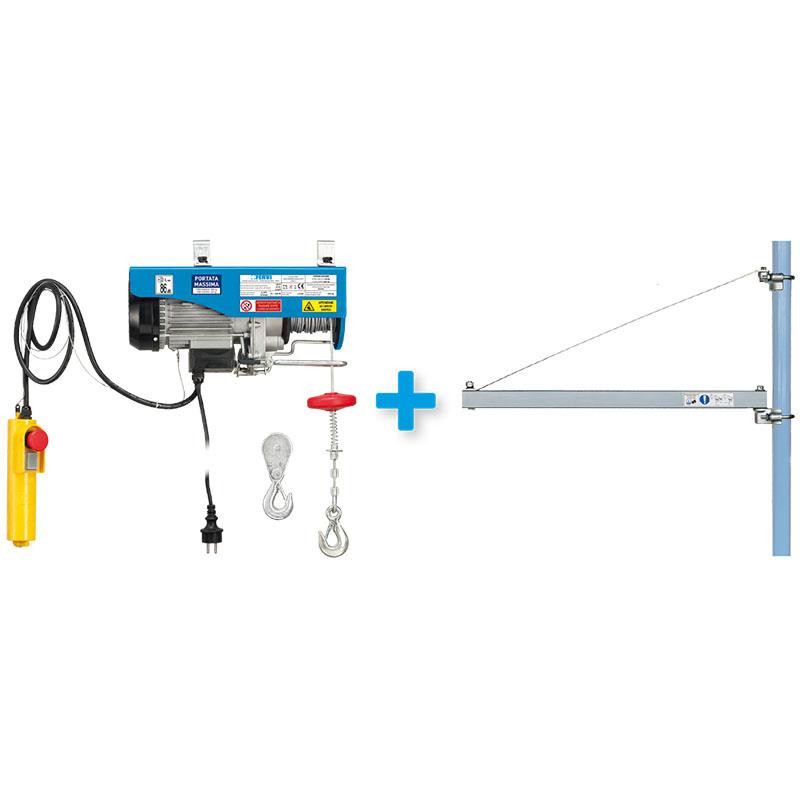 POLIPASTO ELÉCTRICO 0602+ SOPORTE DE BANDERA 0236