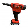 REMACHADORA DE BATERÍA PARA TUERCAS REMACHABLES DE M3-M12 W / 2 BATERÍAS Y CARGADOR RIV740