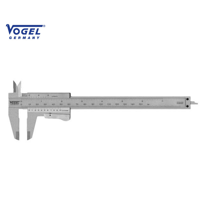 PIE DE REY ANALOGICO DIN 862 INOX 150mm 150x0.05mm / 6x1/128", inox,