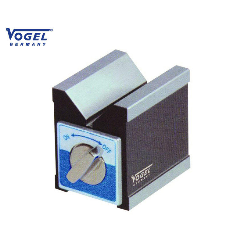 Prisma magnético 70x55x75mm, adherencia 50 KG, para ø 6-30 mm