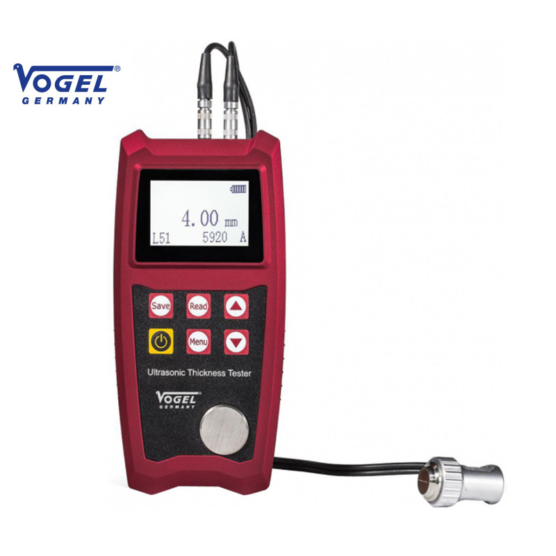 Medidor de espesores por ultrasonidos 0.75-350 x 0,1 mm, mm/inch,