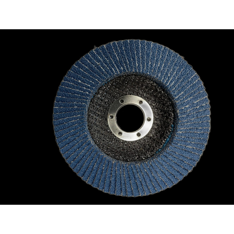 DISCO LAMINAS Ø 125 Gr Zirconio 120 EcofleX Plano T27 Fibra