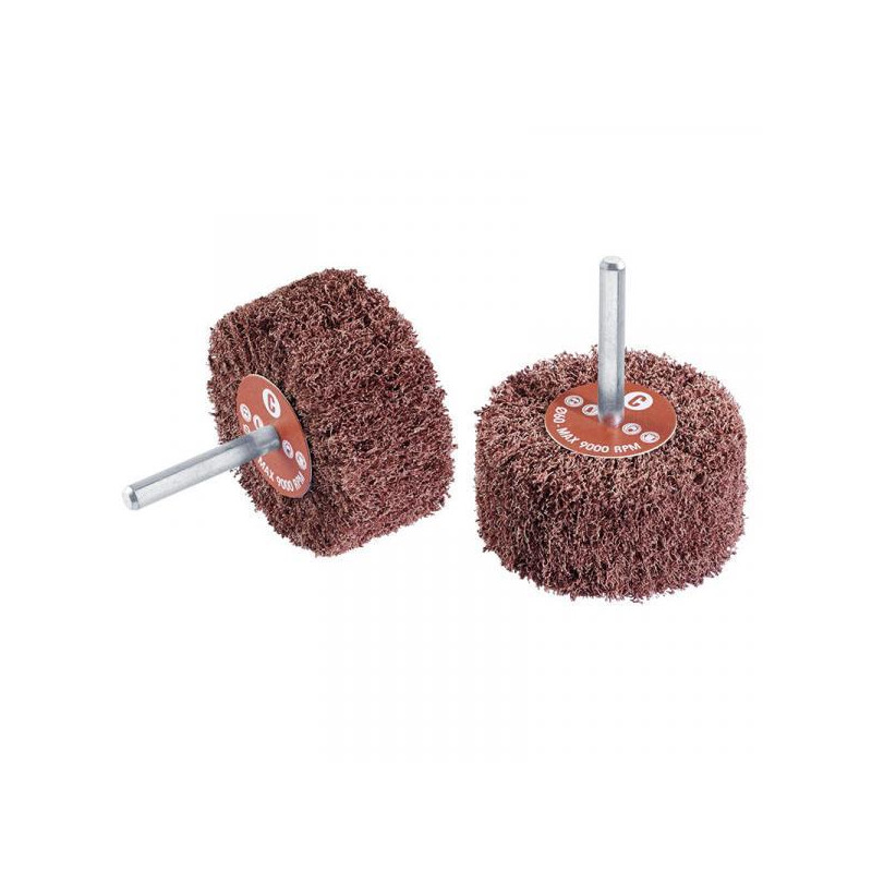 CEPILLOS DE ABANICO CON MANGO EN PAÑO ABRASIVO 40 x 20 mm  GRANO 280≈