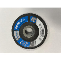 DISCO LAMINAS Ø 125 Gr Zirconio 80 EcofleX Plano T27 Fibra