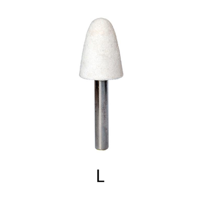 FIELTRO CON VASTAGO Forma L de 25 x 30 eje de 6 mm.