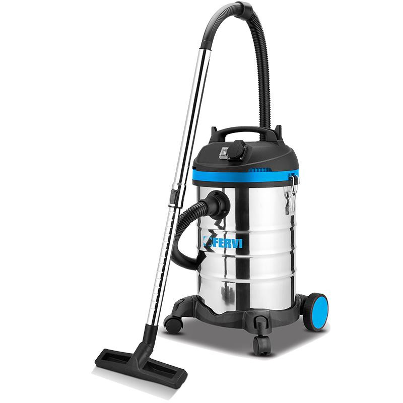 ASPIRADOR INDUSTRIAL DE POLVO Y AGUA CON DEPOSITO DE ACERO INOX