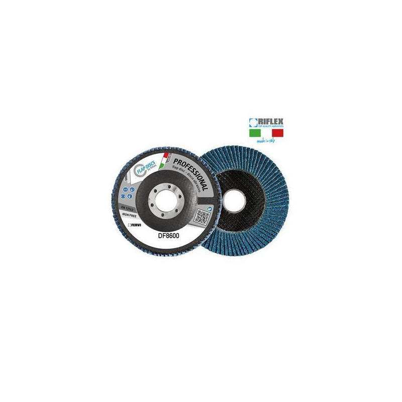 DISCO DE LAMINA PROFESSIONAL BIGGER Ø 180 Gr 40 Zirconio Plano T27 Fibra