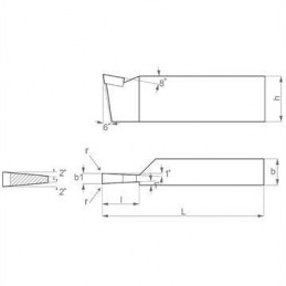 CUCHILLA DE TORNO PARA TRUNCAR