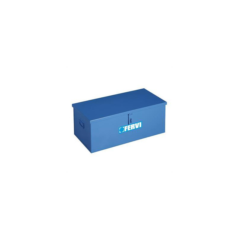 BAUL DE ACERO de 770x420x305 h mm. exteriores -  Cerradura de candado
