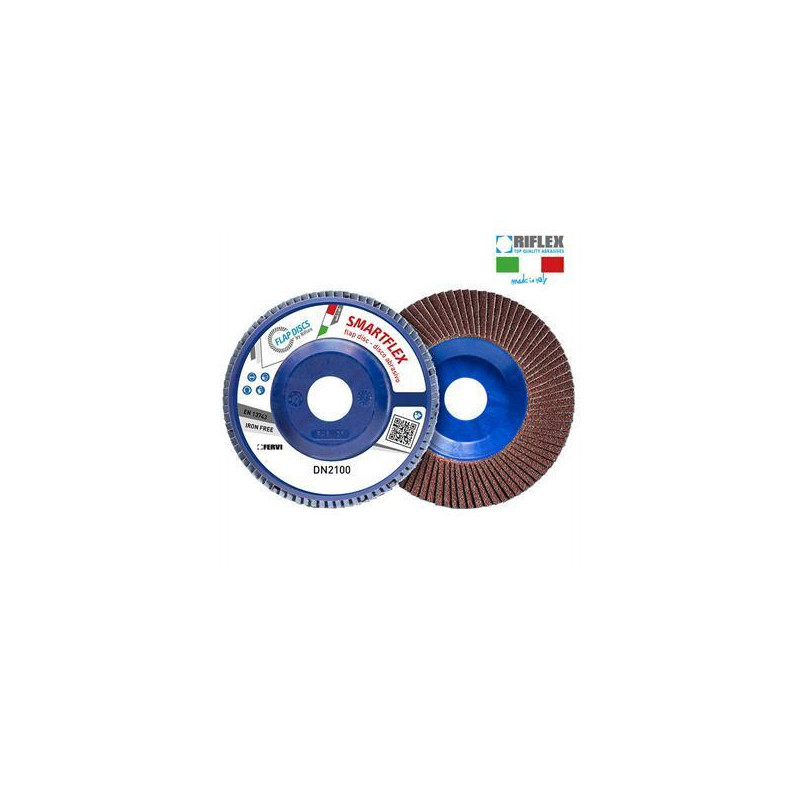 DISCO DE LAMINA SMARTFLEX CLASSIC Ø 115 Gr 40 Corindon Plano T27 Nylon