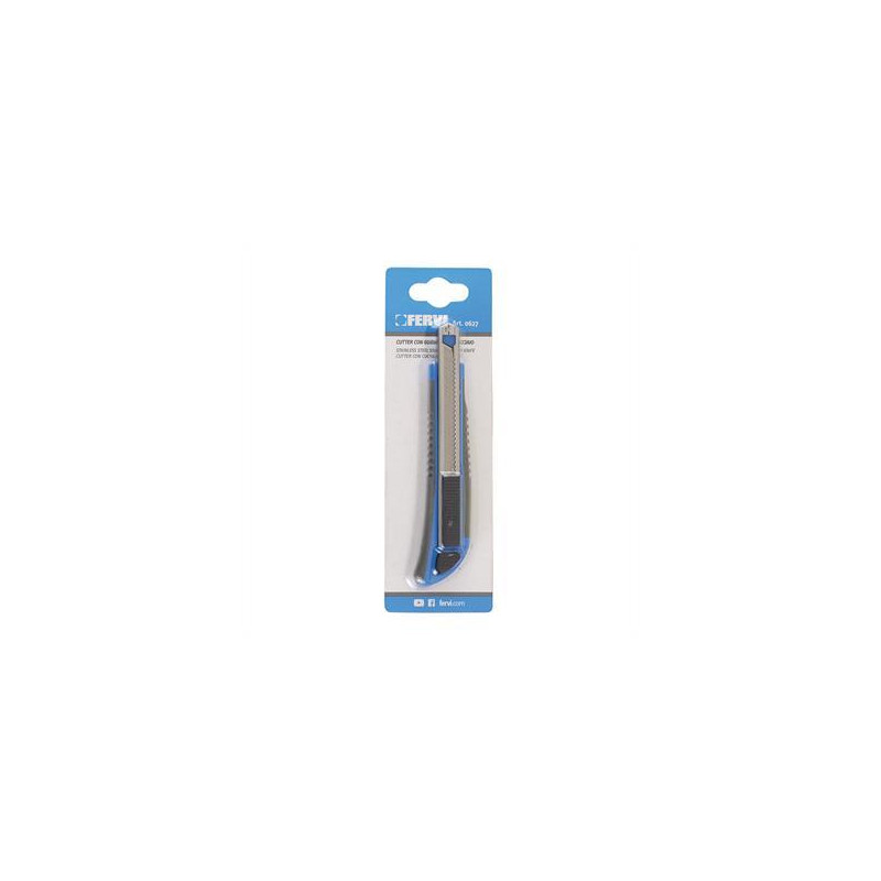 CUTTER CON CUCHILLA DE ACERO, CUCHILLAS DE REPUESTO INCLUIDAS