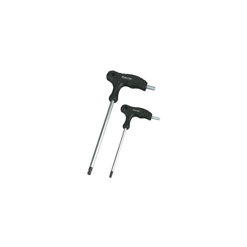 LLAVE ACODADA TIPO ALLEN C/MANGO PLASTICO PUNTA DE BOLA 6 MM