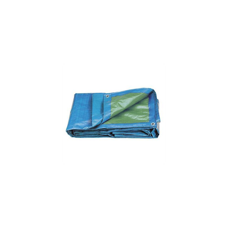 TELON DE PROTECCION DE POLIETILENO/BICOLOR VERDE - AZUL