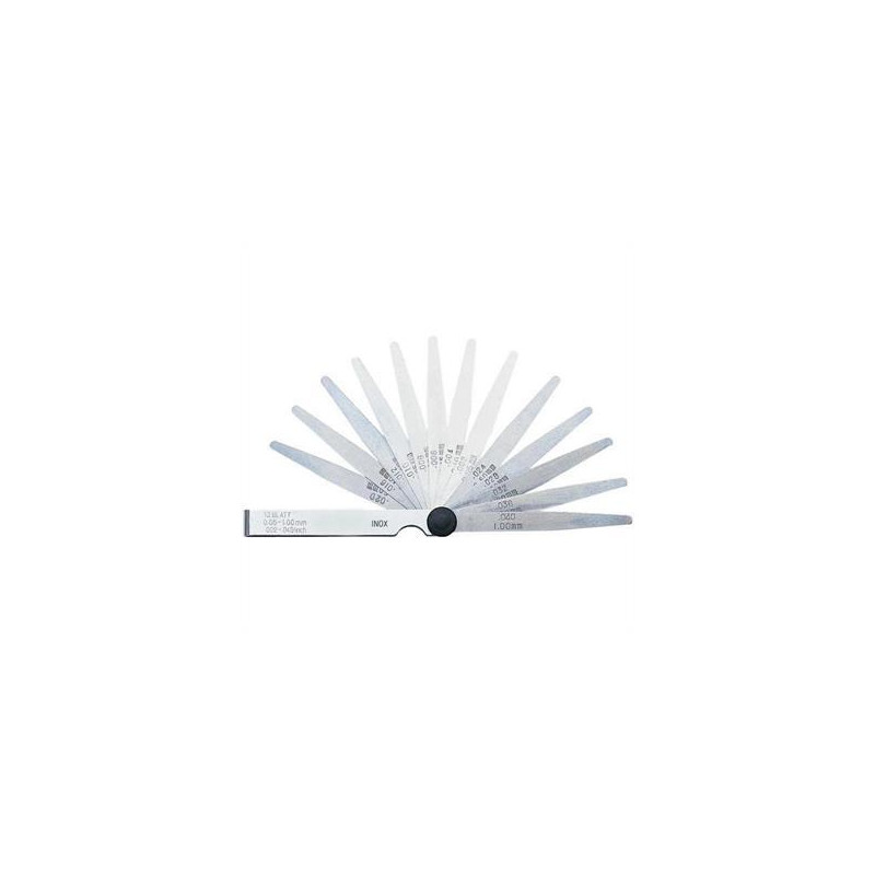 JUEGO GALGA DE ESPESORES DE ACERO INOX