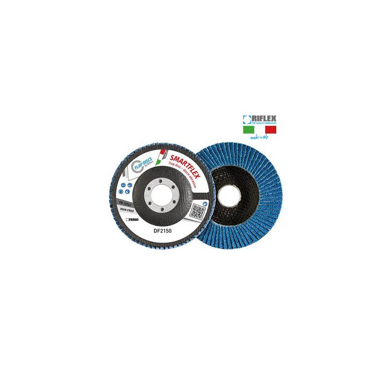 DISCO LAMINAS SMARTFLEX CLASSIC Ø 115 Gr 40 Zirconio Conico T29 Fibra