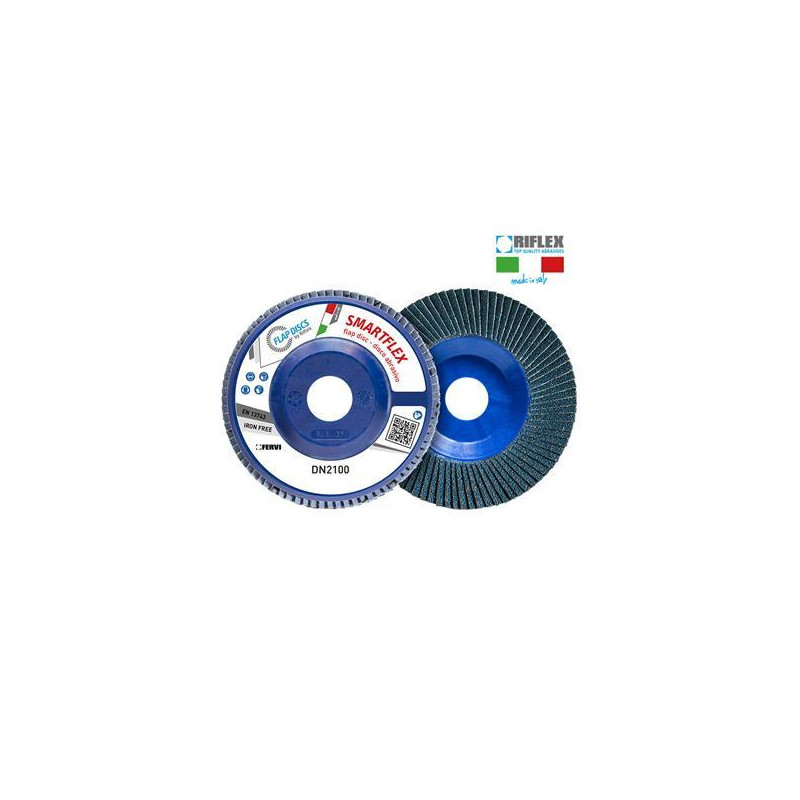 DISCO DE LAMINA SMARTFLEX CLASSIC Ø 115 Gr 40 Zirconio Plano T27 Nylon