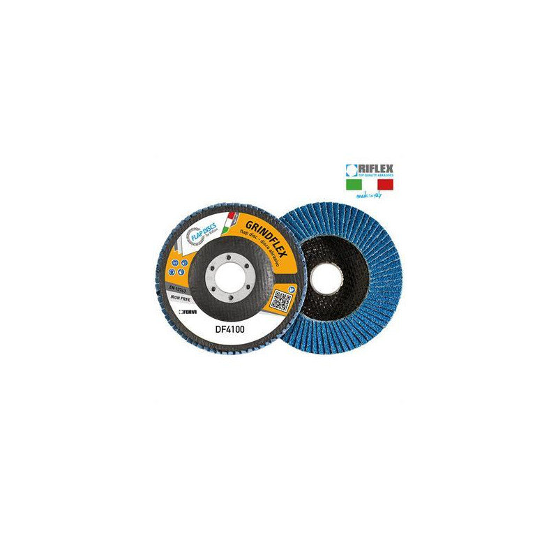 DISCO DE LAMINA GRINDFLEX CLASSIC Ø 125 Gr 40 Zirconio Plano T27 Fibra
