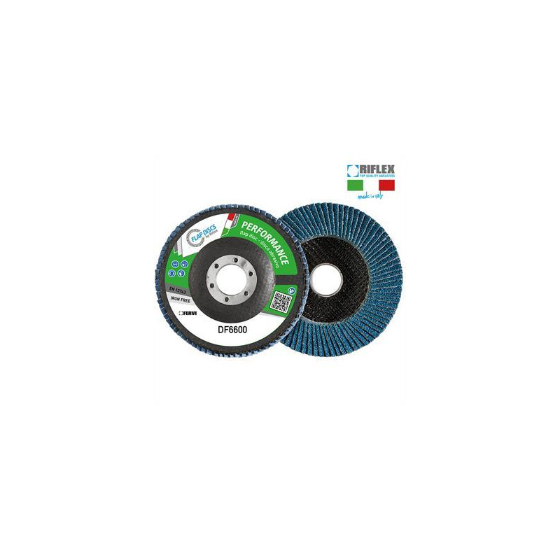 DISCO DE LAMINA PERFORMANCE BIGGER Ø 115 Gr 40 Zirconio Plano T27 Fibra
