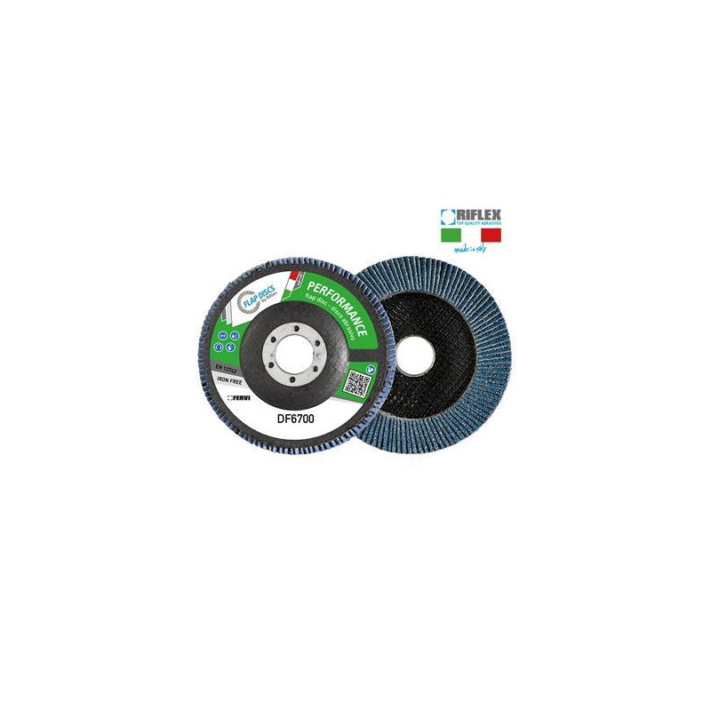 DISCO DE LAMINA PERFORMANCE TIGER Ø 115 Gr 80 Zirconio Plano T27 Fibra