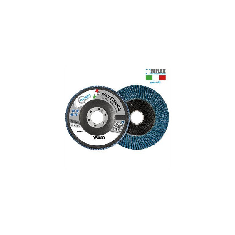 DISCO DE LAMINA PROFESSIONAL BIGGER Ø 125 Gr 60 Zirconio Plano T27 Fibra