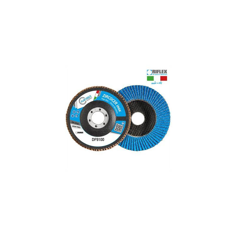 DISCO DE LAMINA ZIRCOCER CLASSIC Ø 125 Gr 40+ Zirconio Plano T27 Fibra