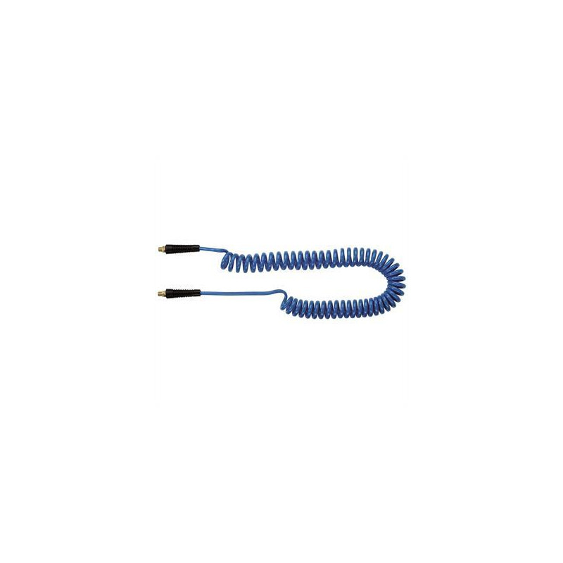 TUBO ESPIRAL EN POLIURETANO CON UNION GIRATORIA MACHO