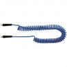 TUBO ESPIRAL EN POLIURETANO CON UNION GIRATORIA MACHO