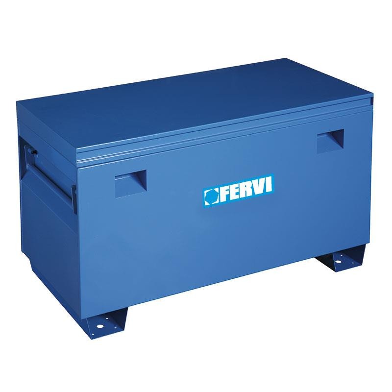 BAUL DE ACERO de 1220x620x700 h mm. extreriores - Cerradura de candado