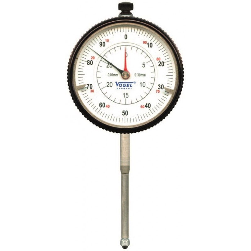 Reloj Comparador carrera larga, 0-30x0,01mm.