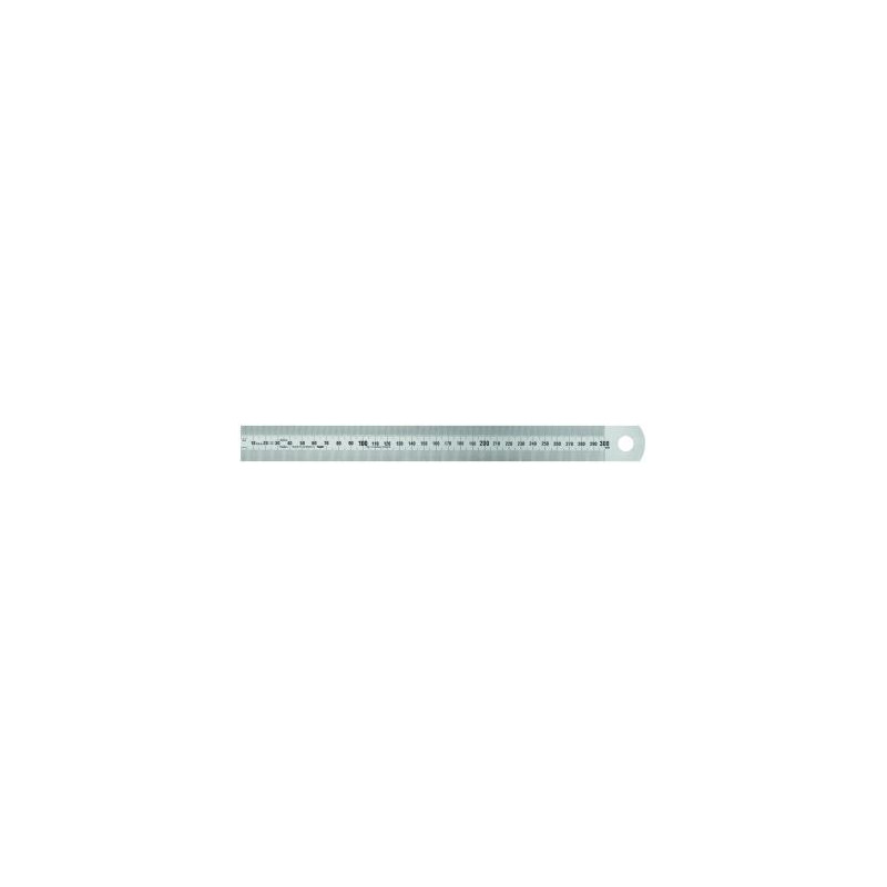 REGLA DE ACERO 300x30x1,0 mm, INOX Semi-rígida.