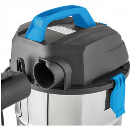 ASPIRADOR INDUSTRIAL DE POLVO Y AGUA CON DEPOSITO DE ACERO INOX  Y TELECONTROL.