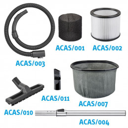 ASPIRADOR INDUSTRIAL DE POLVO Y AGUA CON DEPOSITO DE ACERO INOX  Y TELECONTROL.