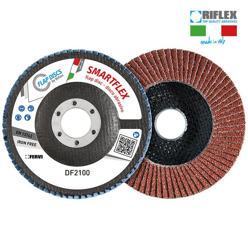 DISCO LAMINAS SMARTFLEX CLASSIC Ø 115 Gr 80 Corindon Plano T27 Fibra