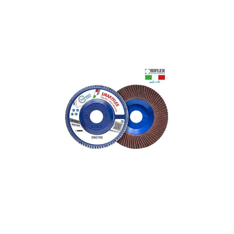 DISCO DE LAMINA SMARTFLEX CLASSIC Ø 115 Gr 80 Corindon Plano T27 Nylon