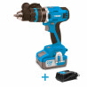Taladro Percutor de 20 V + cargdor 4 A 20 V + 1 bateria 4A 20 V + maleta