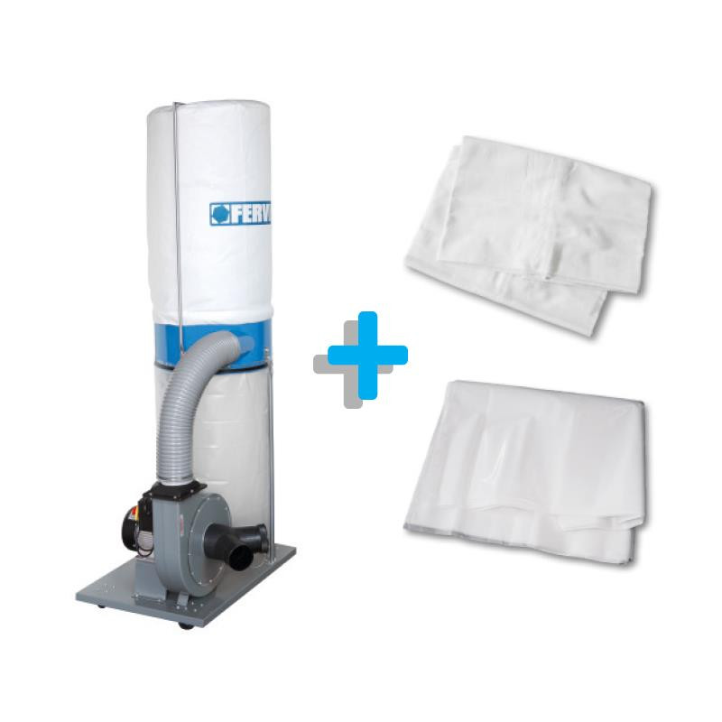 ASPIRADOR DE VIRUTAS 0759+ BOLSA DE FILTRO 0759/F+ 10 BOLSAS DE PLÁSTICO 0759/S