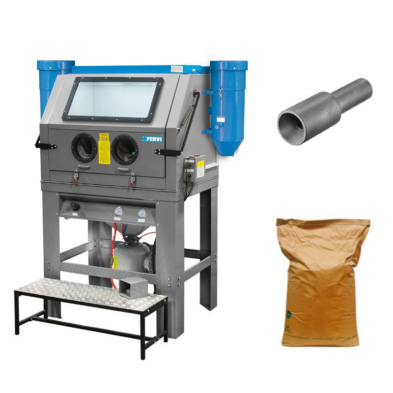 MAQUINA DE CHORRO DE ARENA + CORINDON + BOQUILLA (0605 + 0582/36 + U003)