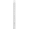 REGLA FLEXIBLE 2500x18x0.5mm, inox, satinado, graduación 1/2 mm/mm, DIN Clase II
