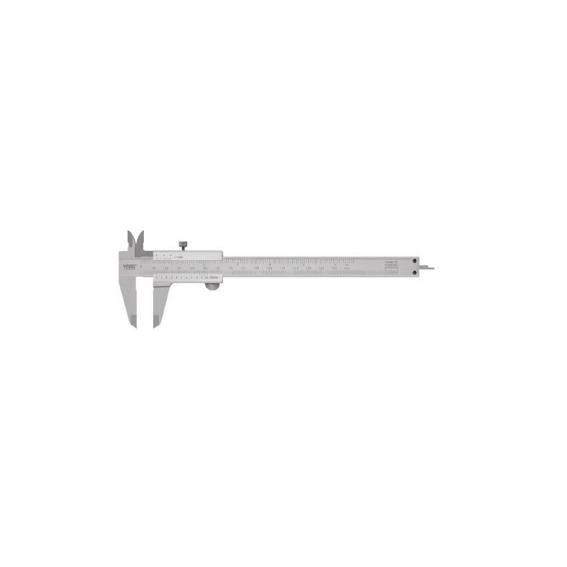 PIE DE REY MONOBLOQUE, inox 200x0,02mm. DIN 862 con tornillo de fijación