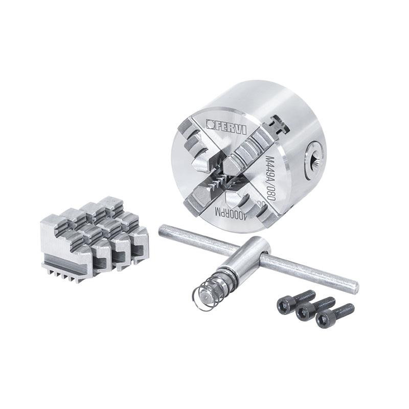 PLATO TORNO Ø 080 DE 4 GARRAS AUTOCENTRANTE